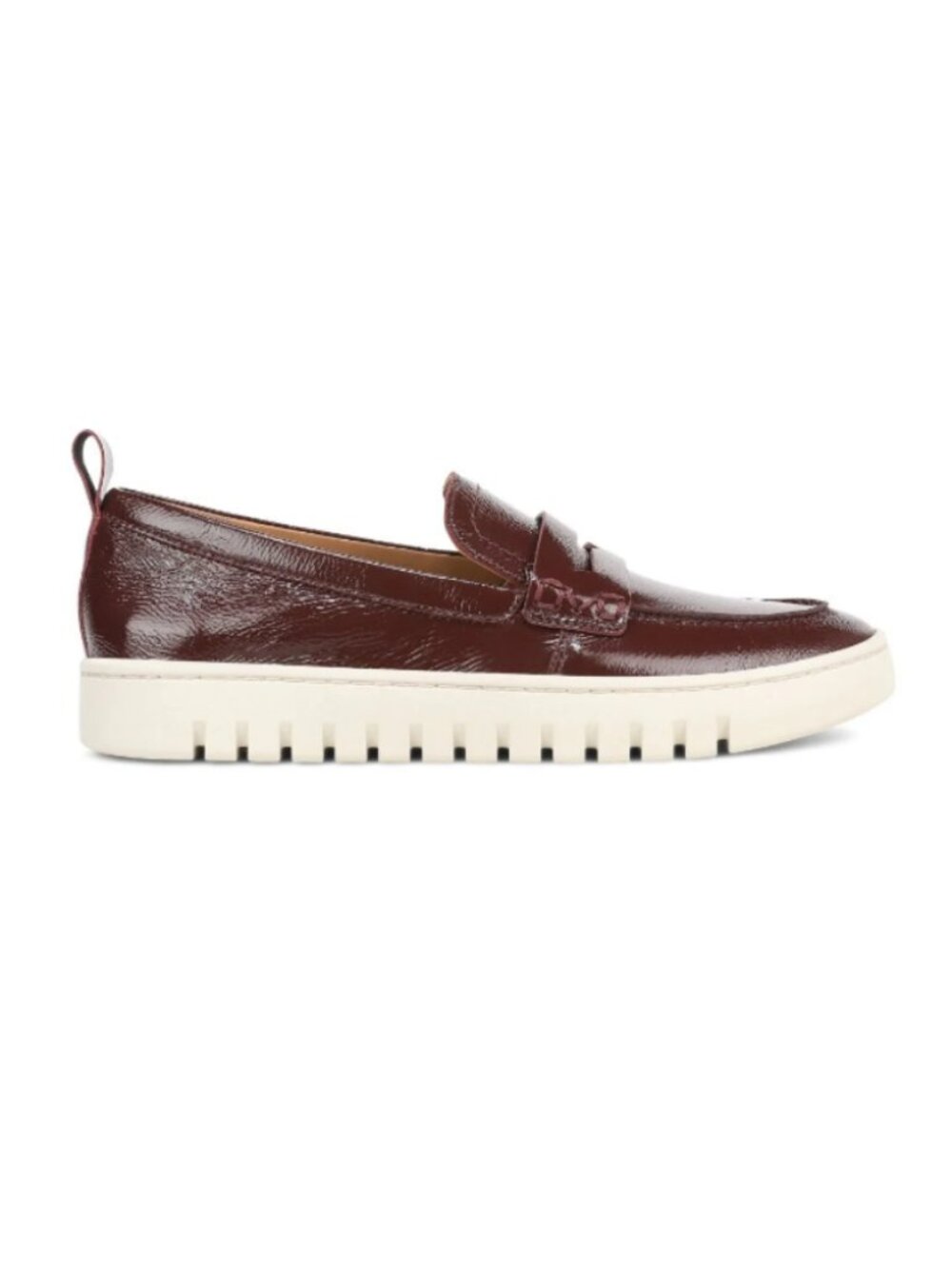 Vionic Women’s Uptown Orthotic Packable Loafers – Mulled Wine Patent Leather - Picture 2 of 8